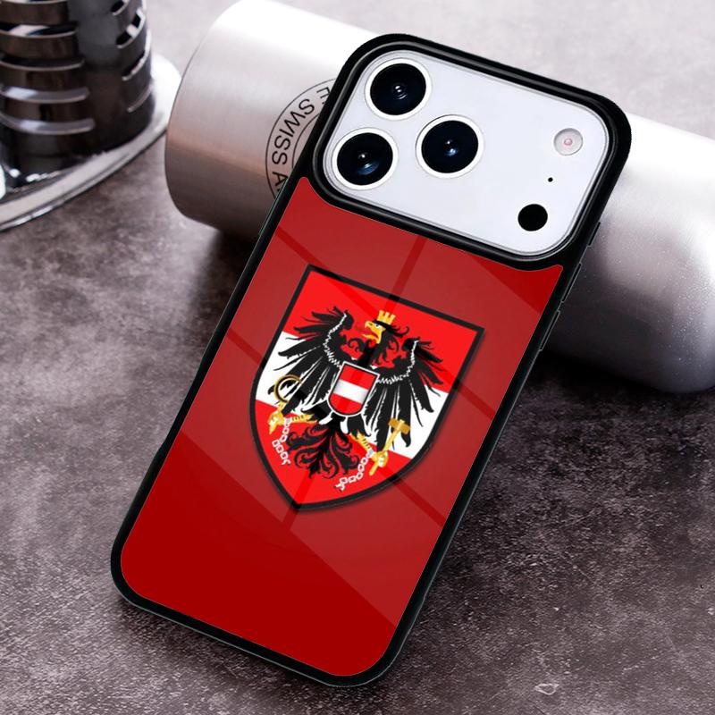 Austria Flag Phone Case For iPhone 17 16 15 14 13 12 11 Pro Max Plus 17Air Soft Silicone Cover