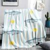 1PC Abstract Shapes Printed Flannel Blanket Suitable For All Seasons for Lunch Break Warmth and Comfort Birthday Gifts Gifts