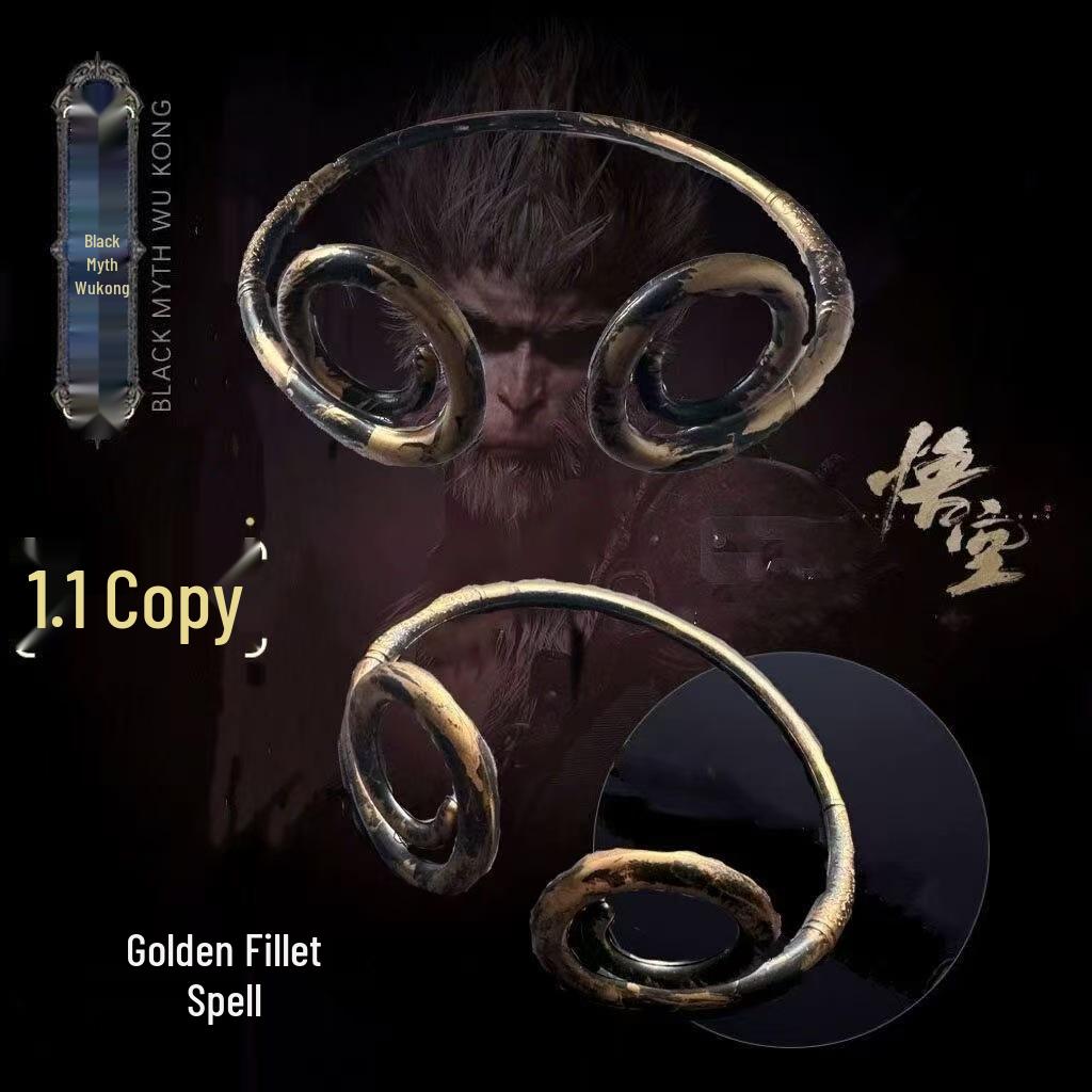 Sun Wukong Golden Cudgel Boys Costume Set - Four-Piece Retractable Toy