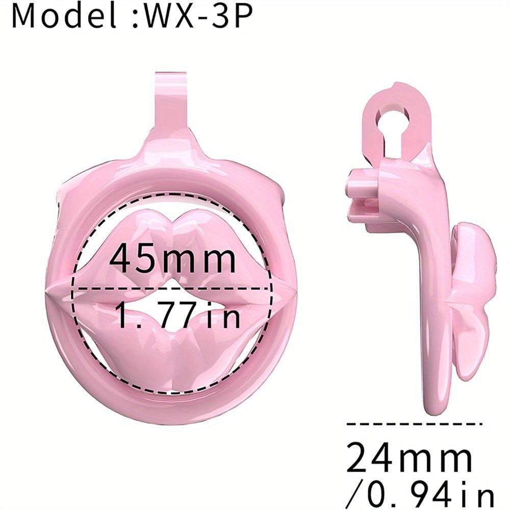 Chastity Cage for Men Pink Chastity Devices Lock Design Small Chastity Male Penis Cock  Toys for Couples Sex