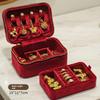 Premium Silk Like Jewelry Storage Case With Compact Design For Home And Travel Use