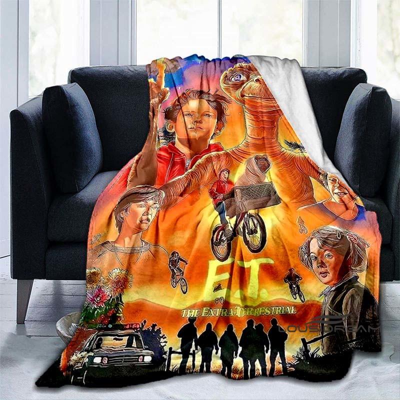 Hora del este. La Manta de Ciencia Ficción Extraterrestre—Ideal para el Hogar, Dormitorio, Sofá, Oficina, Senderismo, Siestas y Como Regalo Navideño