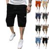 Men's Cargo Shorts Multi Pocket Relaxed Fit Drawstring Waist Casual Knee Length Shorts for Daily Wear