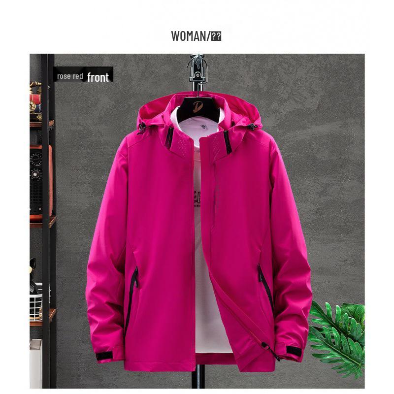 Men's and Women's Waterproof Windbreaker: Spring/Autumn Lightweight, Windproof Outdoor Jacket