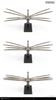Monmodel Dune Atreides Ornithopter Plastic Model 95mm MMMS011 Non-Scale Kit, Approx. Long,