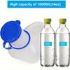 Portable Travel Toilet for Men and Women, 1L Leakproof Urinal for Car Camping RV Outdoor, Durable Plastic, Easy-Grip Handle