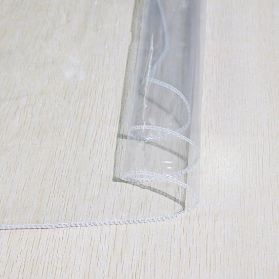 Clear Round Tablecloth Plastic Table Protector Waterproof Oil-Proof Table Cover PVC Table Cloth for Round Table Home Parties
