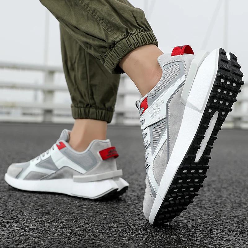 Pánské boty Tenisky Pánské tenisky Luxusní boty Pánské ležérní Trenér Závody Prodyšné módní povaleče na běhání Boty pro muže