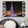 Christmas Window 3D Wall Stickers Personality Home Christmas Decoration Stereo Wall Stickers