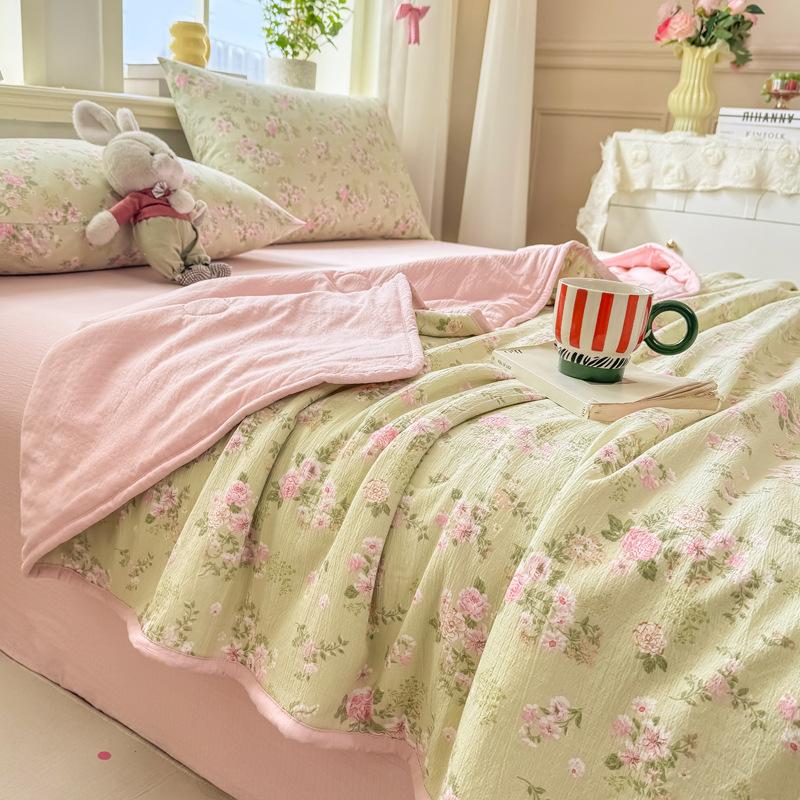 Class A Baby-Grade Double Gauze Quilt, Xinjiang Cotton Fill, Kids Summer Cooling Blanket Kids