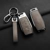 Suitable for Mercedes-Benz C E S-Class GLK GLA ML 2008-2017 3-button Car Smart Remote Key Fob Metal Key Bag Protective Cover