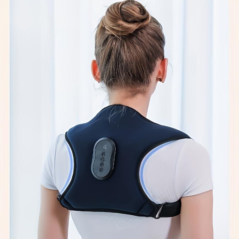 1Pc Multifunctional back and shoulder massager with vibration and heating - suitable for men and women,  suitable for home or office use