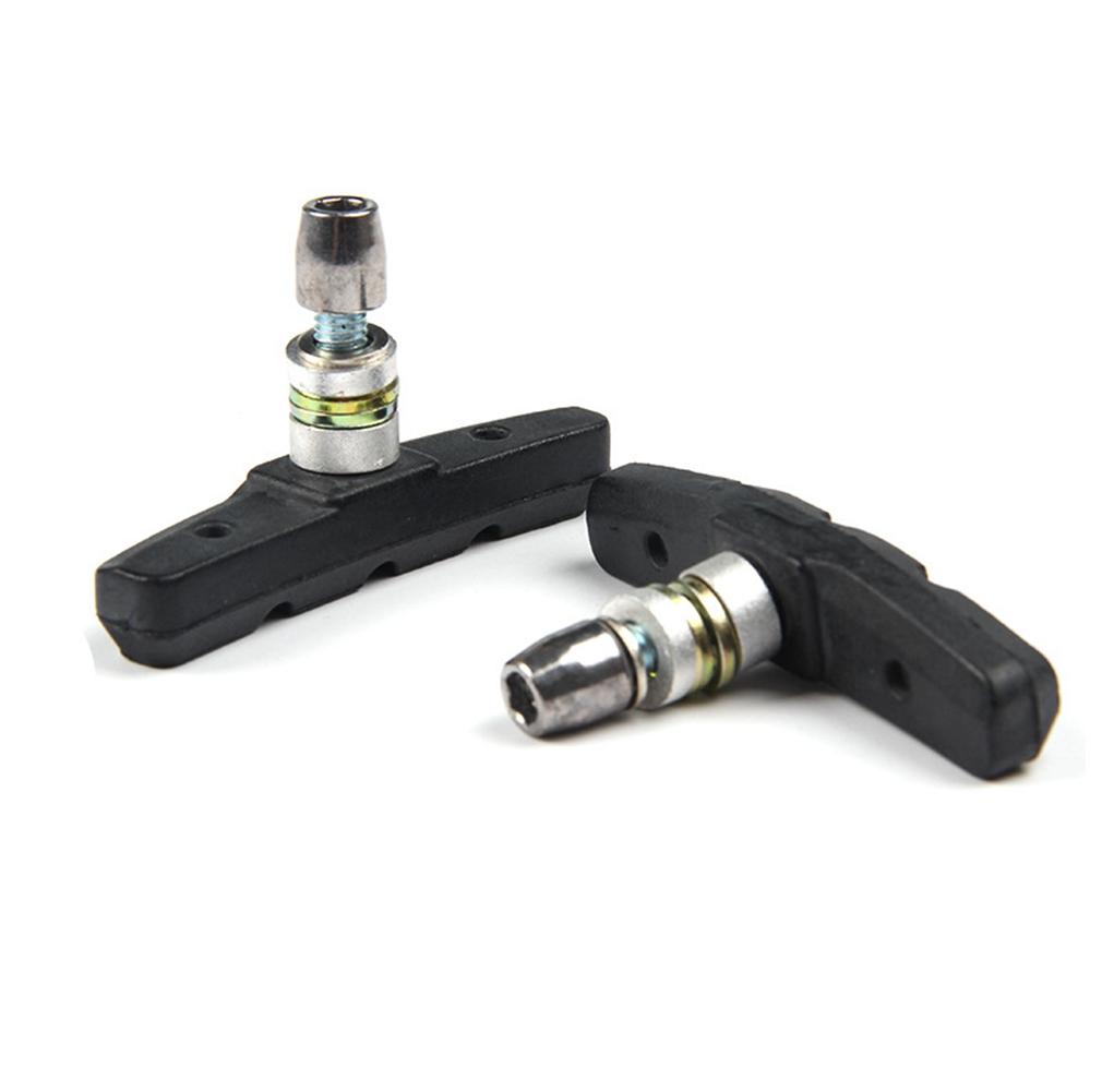 Sturdy Durable Rubber Mountain Road Folding Bike Bicycle Cycling Riding Brake Pads Blocks