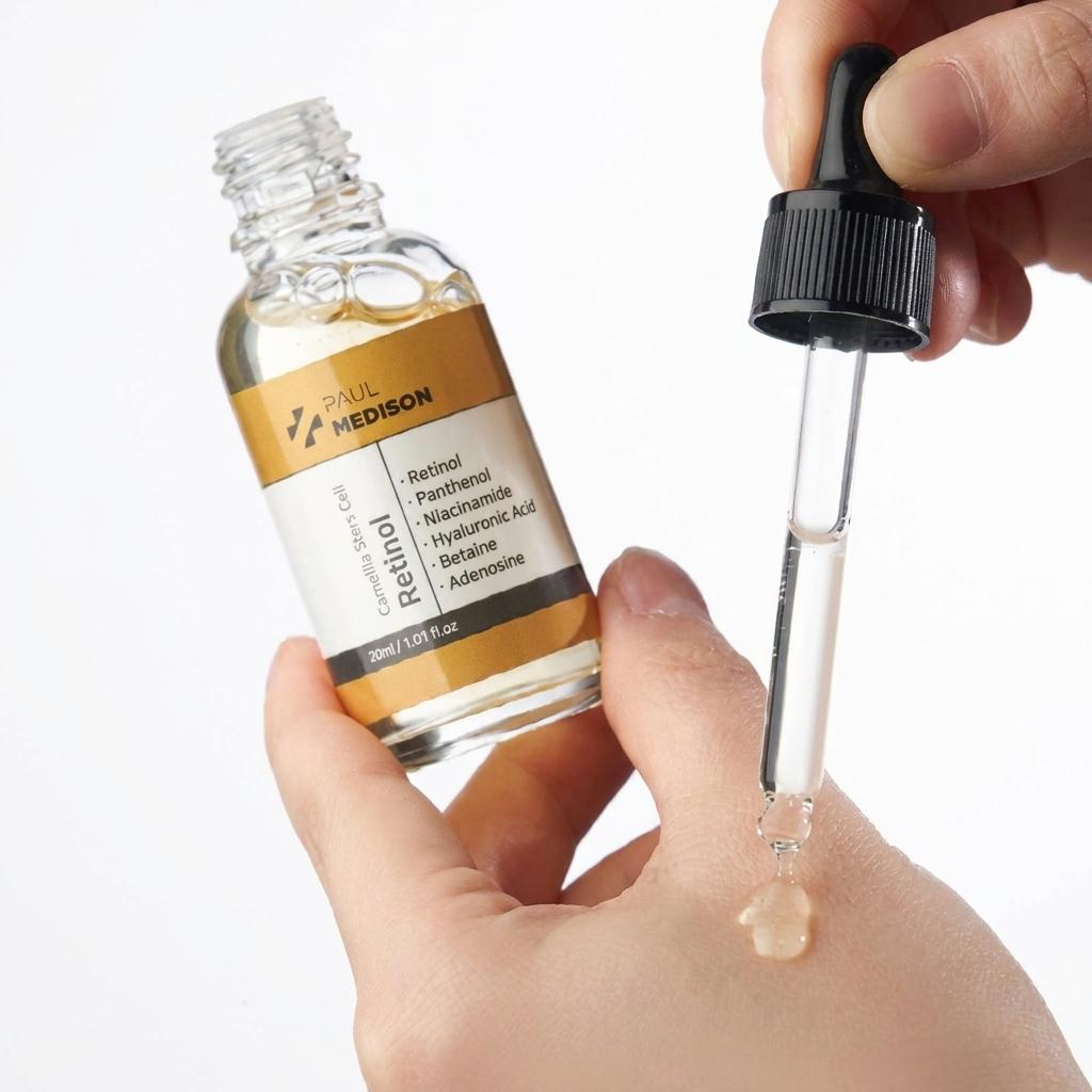 PAUL MEDISON Camellia Stem Cell Retinol Ampoule (30ml) - [KOREAN SKINCARE] Intensive Firming & Youth Radiance Serum