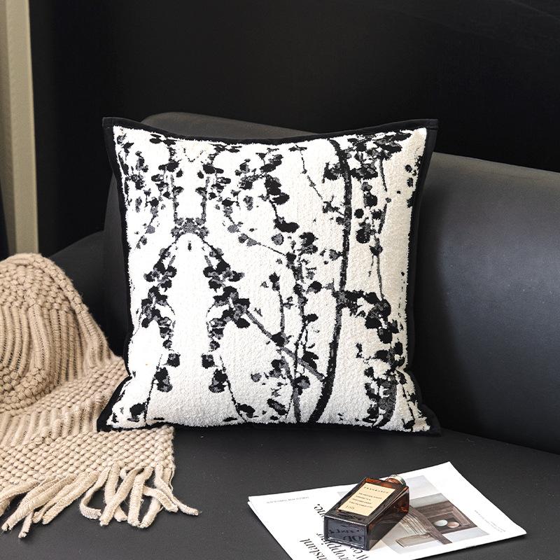 Vintage Light Luxury Chenille Sofa Pillowcase Cojines Soft Decoration Home Throw Cushion Cover Headboard Pillow Covers 45x45cm