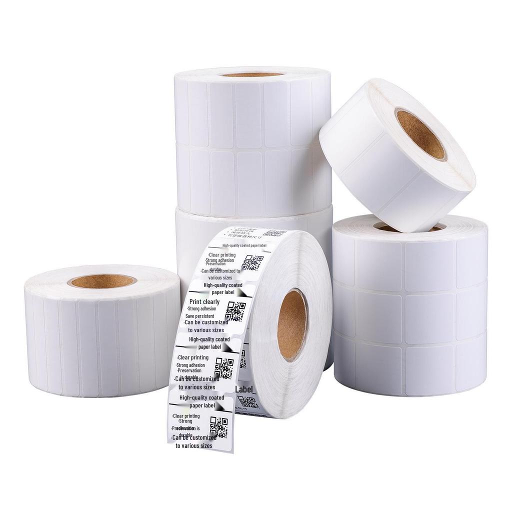 Coated Self-Adhesive Barcode & Price Tag Label for Printers & Clothing Tags