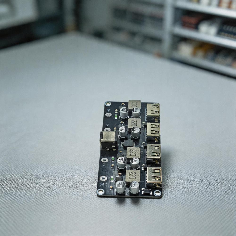 QC3-.0 Step Down Converter Module 24W Max Output 6 To 32V Input Range 5V 3.4A 9V 2.5A 12V 2A Fast Charging Circuit Board For Car