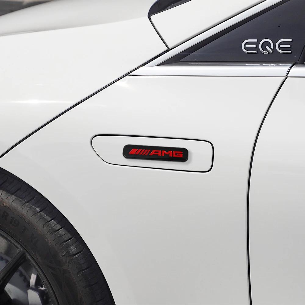 C200 E200 Pour Mercedes Benz 3D ABS Style de Voiture Carrosserie Coffre Arrière Emblème AMG Autocollant Décor pour Mercedes Benz Classe A E C G M R S Sm