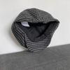 Classic Big Size 62Cm Woolen Octagonal Hats For Men Women Winter Vintage Newsboy Cap Flat Berets Adjustable Size Painter'S Hat