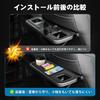 Auto Spec Compatible with Honda New Step Wagon RP Freed GB GT and Honda JOY Seatback Table Protective Smartphone Interior Personal Table Accessories