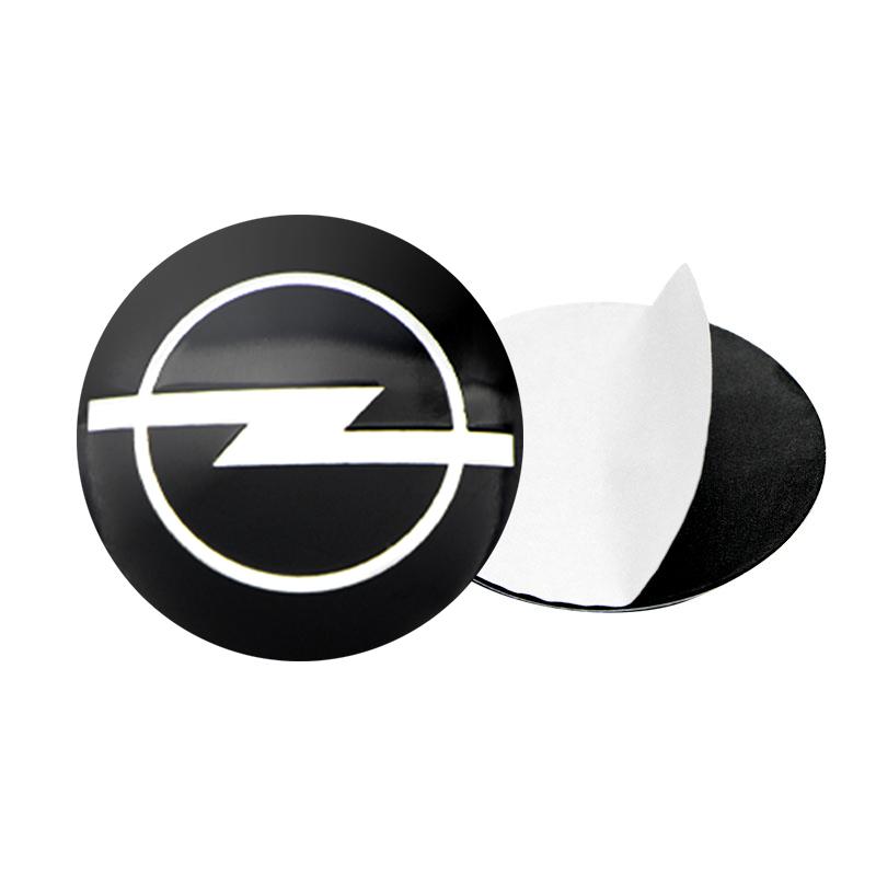 4ks Samolepka na středovou pokličku kola auta Kovový emblém Samolepka Pro Opel Astra j g Insignia Corsa d Vectra c Zafira a Auto Gadgets