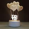 Lamp Acrylic 3d Usb Led Night Lights Xmas Christmas Birthday Gifts Decorations