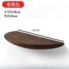 Nordic Style Wall Mounted Semicircular Wood Wall Storage Rack Background Wall Display Home Decoration Item Storage Organization