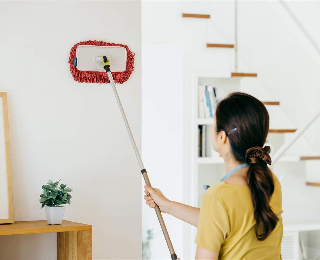 Yamazaki Sangyo Floor Wiper for Wiping Microfiber Dry Mop Replacement Spare Floor Lab 30cm Width 182275 F.Labo