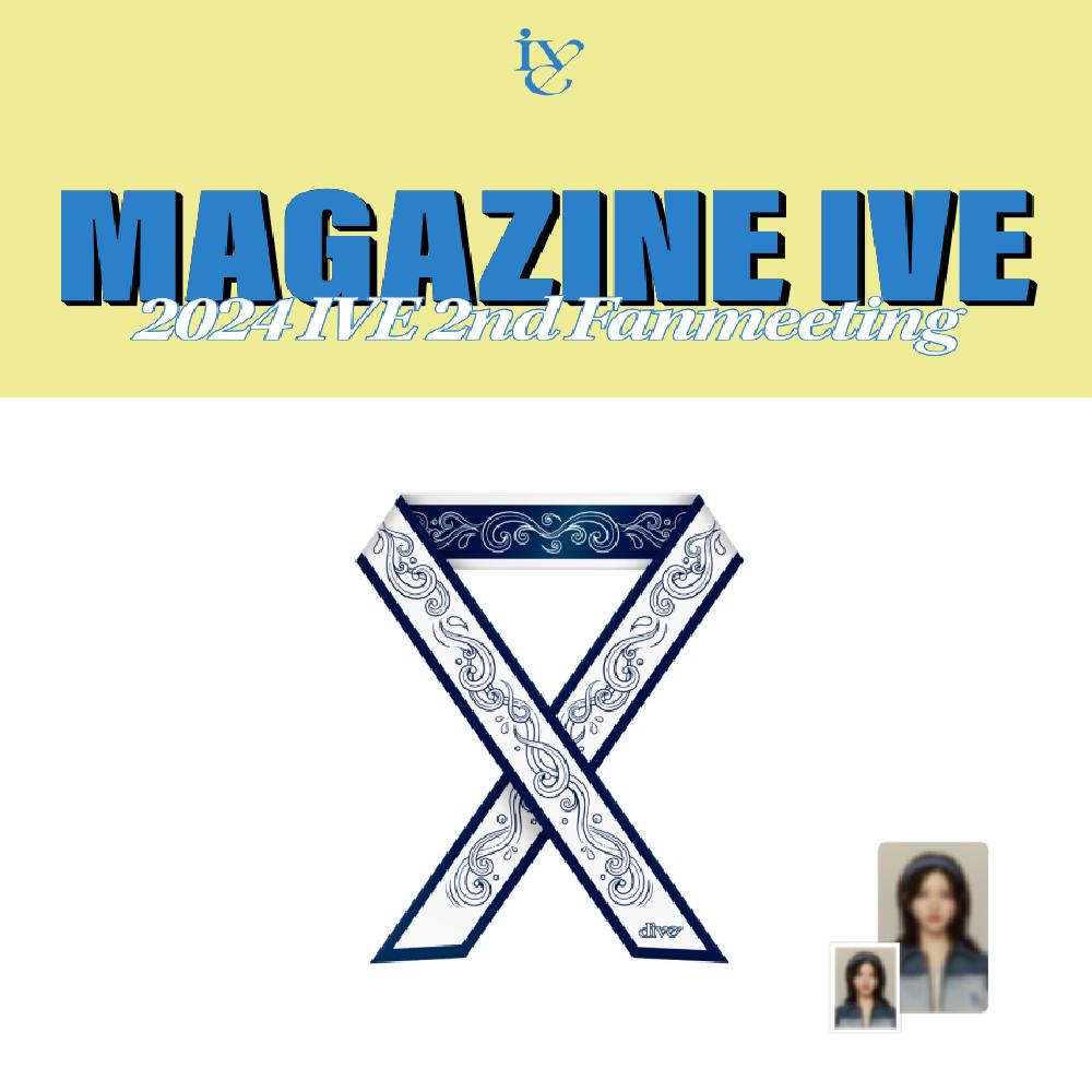 

Оформите предзаказ на журнал IVE 2nd Fanmeeting MAGAZINE 2024 IVE Twilly Scarf GAEUL