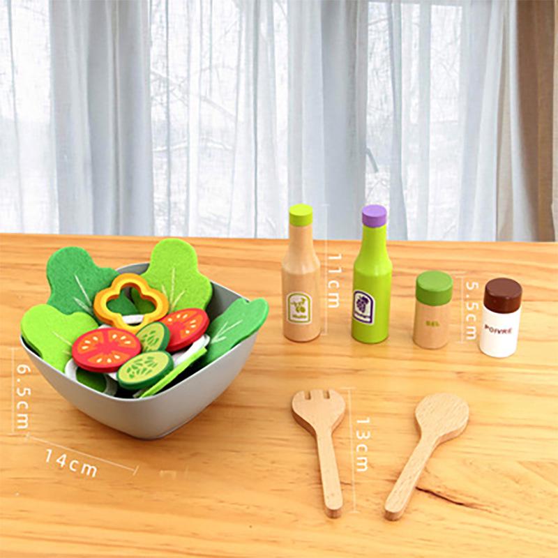 Wooden Kitchen Playset for Kids - Birthday Gift for Girls