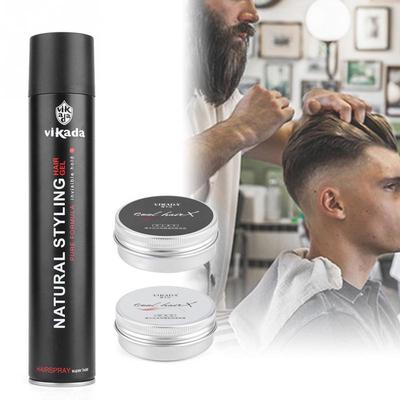 3pcs Men Hair Styling 350ml Hair Building Spray 50ml Hair Clay