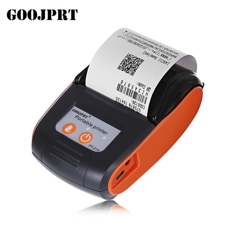 Jingpu 58mm Wireless Bluetooth Thermal Printer for Takeaway & Barcode Receipts