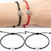 10 pièces 2026 Bracelets Trèfle à Quatre Feuilles pour Femmes Hommes Réglable Fait Main Corde Rouge Porte-Bonheur Couple Amitié Bijoux Accessoires