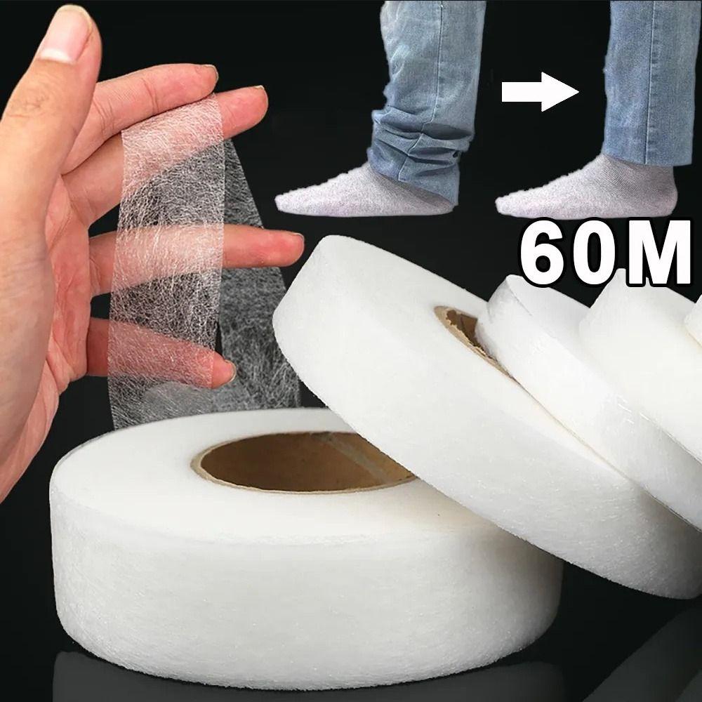 Double-sided Sewing Interlining 60M Clothes Ironing Hem Tapes  for Shorten Repair Pants