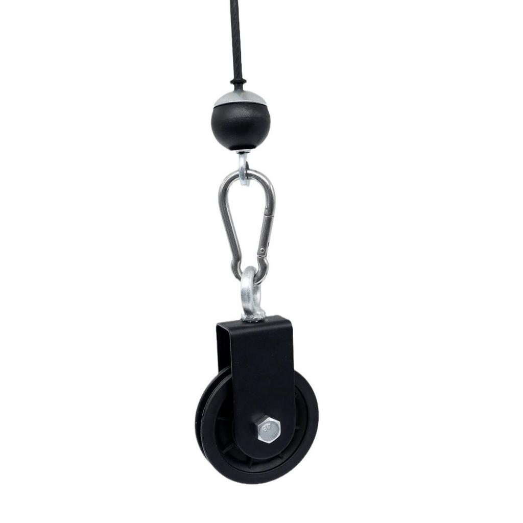 Cable Pulley Wheel Lifting System Mute Smooth Sliding Heavy Duty Pull Down