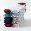 5 Pairs of Men's Double Ethnic Style Thickened Warm Mink Fleece Rabbit Wool Mid Calf Socks