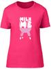 Milk Me Unisexs TShirt Funny Udder Cow Ladies Gift Tee