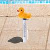 Cute Duck Floating Pool Dispenser Thermometer Kit Outdoor Pools Cleaning