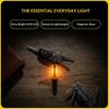 5050 Rechargeable LED Clip-On Hat Light Pocket Flashlight Mini Keychain Torch for Backpacking Hiking Power Outage