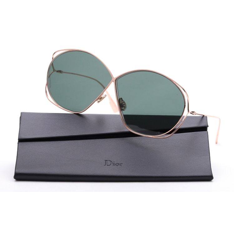 Dior Stellaire 2 Irregular Gold Frame Sunglasses Metal Oval Sunglasses Women sunglasses STELLAIRE2-DDBO7