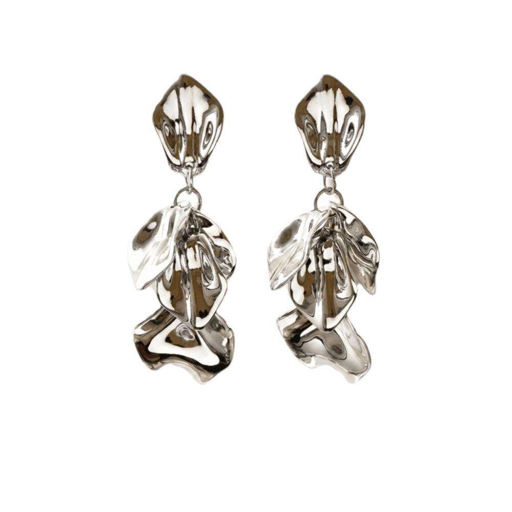 Zinc Zinc Alloy Acrylic Drop Earrings Sweet Dangle Earrings Fashion Petal Tassel Earrings Formal Occassion