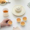 Nanshan Mr. White Porcelain Kung Fu Tea Set