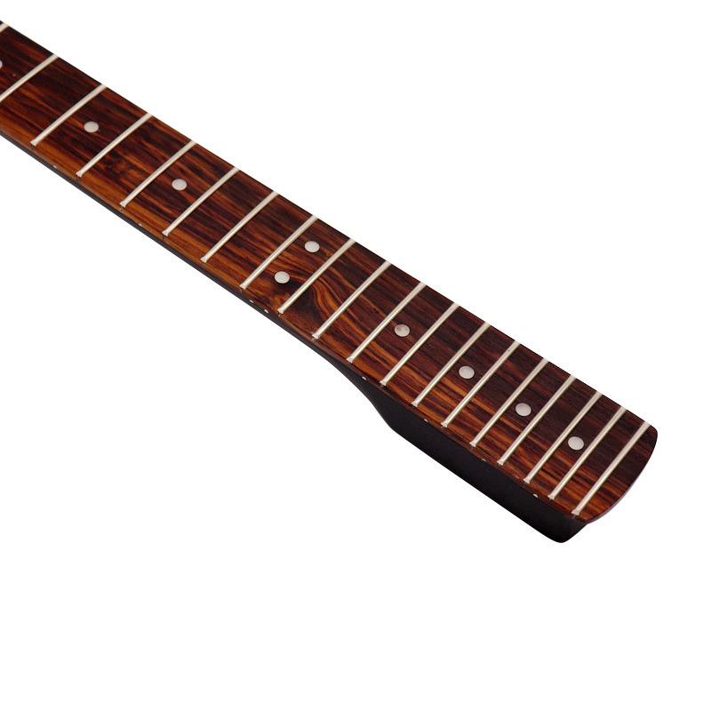 ST Matte Black Rosewood 22-Fret 6-String Maple Neck Electric Guitar DIY Parts