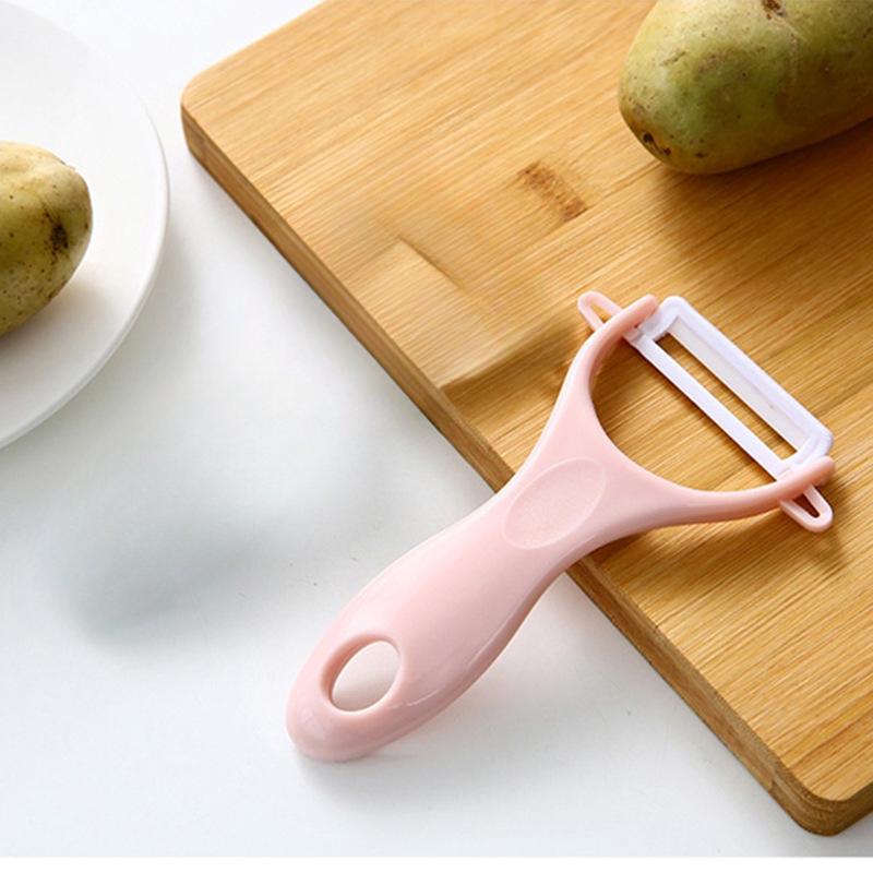 

Овощечистка Керамика Овощи Фрукты Кухня Экологичный Чип для чистки Многофункциональный Рубанок Бытовая Яблоко Картофелечистка Столовые Принадлежности розовый