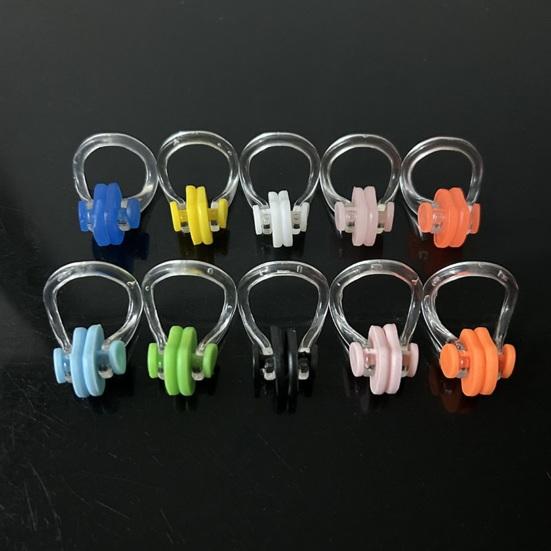 Silicone Swimming Nose Clip Waterproof Anti-slip Diving Swimming Nasal Clip Beginners Kids Adults Nose Stoppers Water Sports Training Gear