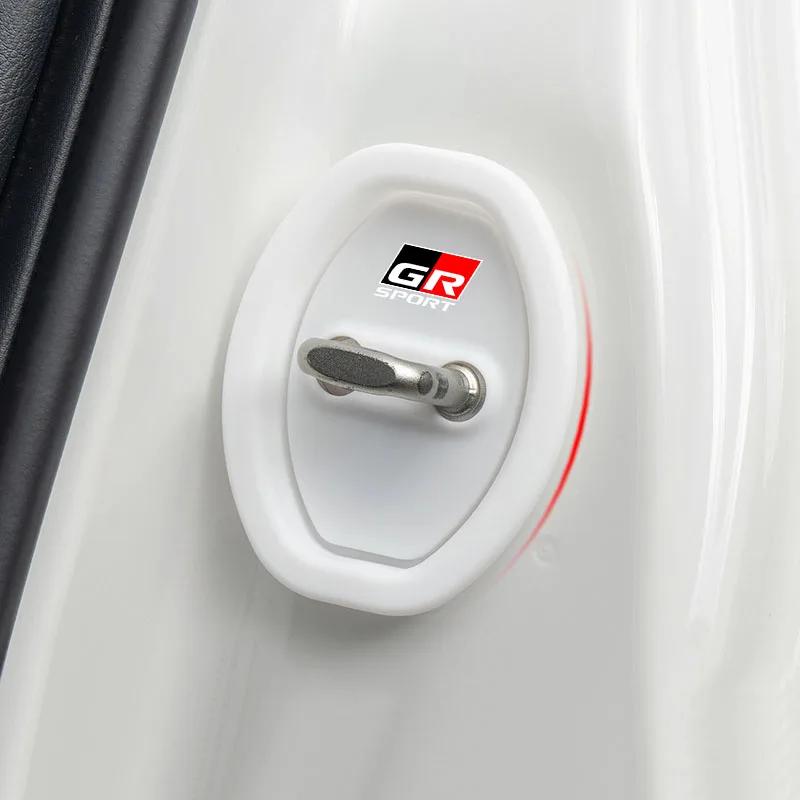 Polštářek do drážky dveří auta Silikonový gel Ochranný kryt proti kolizi Pro Toyota GR Sport Gazoo Racing Yaris Corolla Hilux Supra