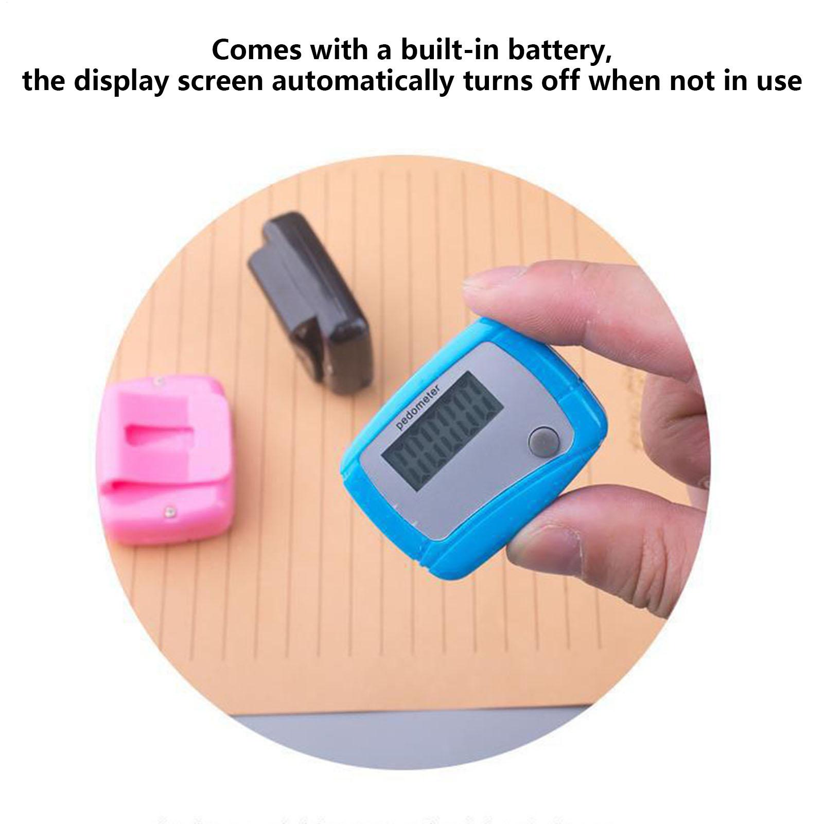 Mini Digital LCD Running Step Pedometer Training Jogging Walking Step Counter Fitness Exercise Trackers Belt Clip Pedometer CN