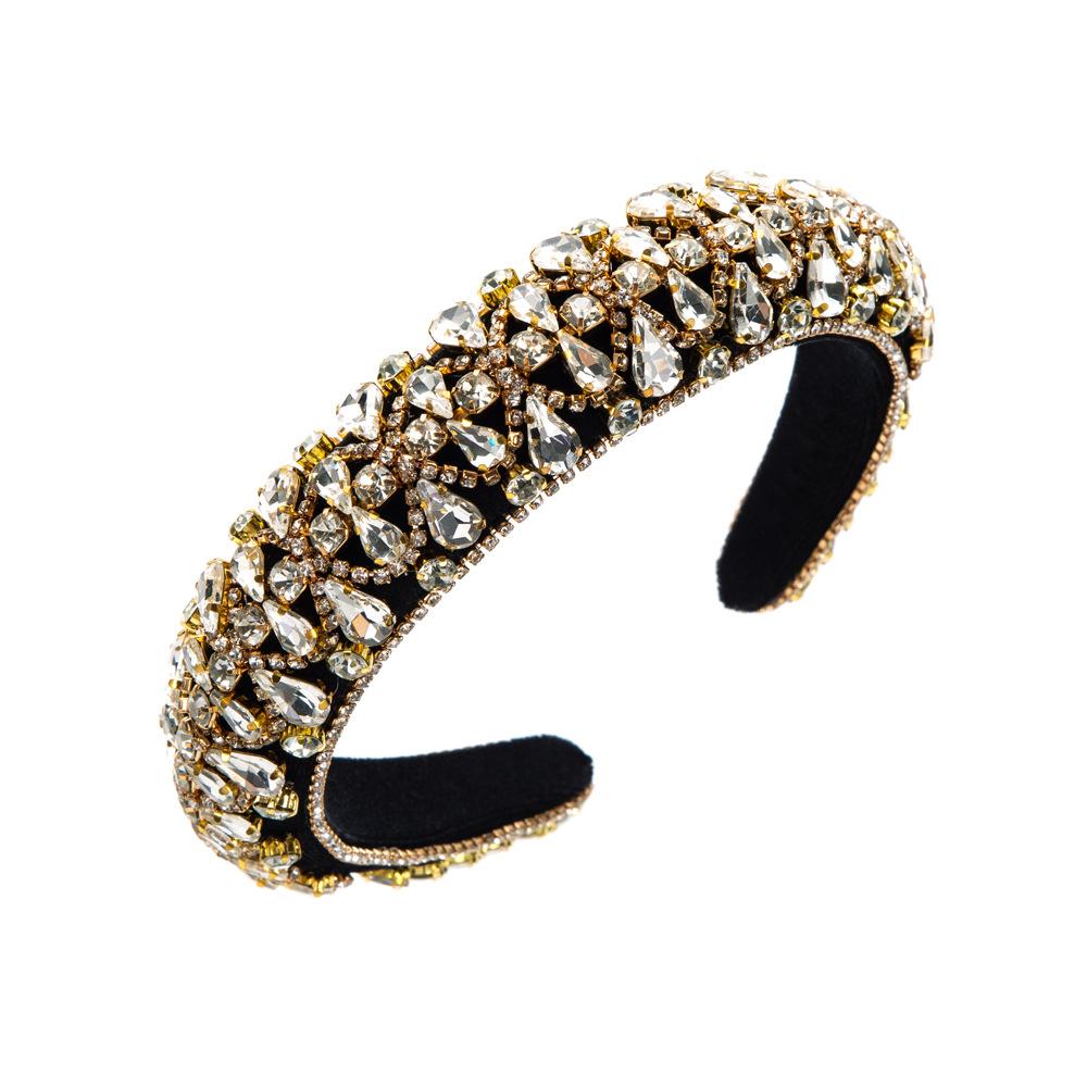 New Ultra-bright Hairband - Versatile and Stylish Wide-brimmed Headband for Women, Suitable for High Forehead Hairstyles.