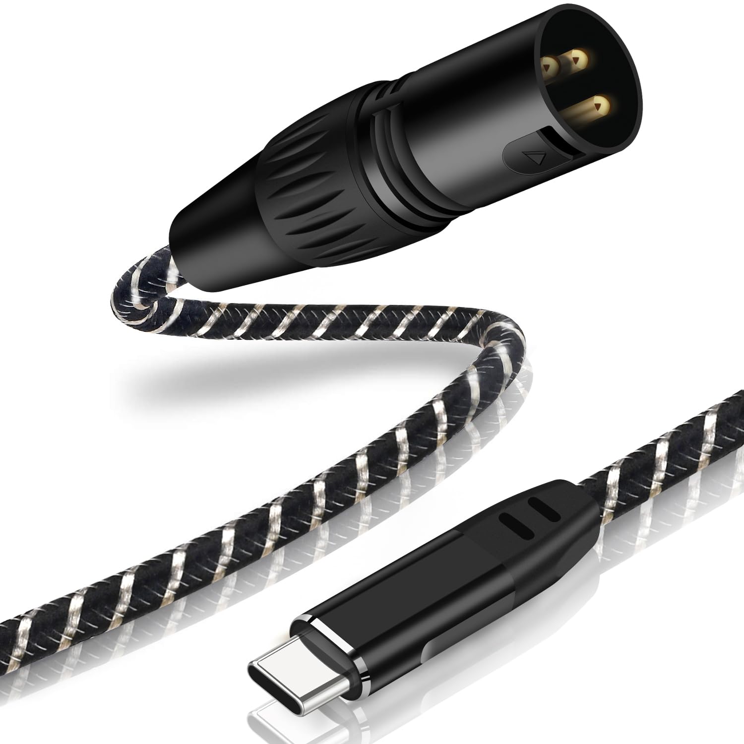 

Кабель USB C - XLR, 1,8 м, кабель Type-C - XLR папа, 3-контактный, аудиовыход, стерео, для усилителей, колонок, микшерных пультов и т. д.. (Запись звука Нет