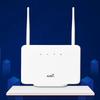 US Plug 4G Wireless Router 300Mbps 4G Router Wireless Modem External Antenna with Sim Card Slot for Home Travel Work